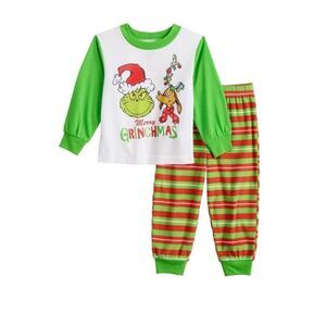 NEW Toddler Jammies For Your Families® Grinch Pajama Set Size 2T NWT Fast Ship